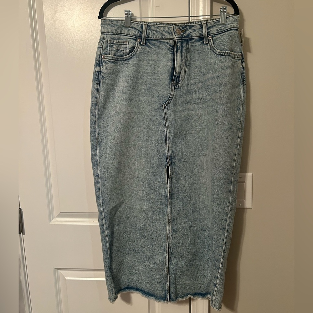 Maurices Blue/ Acid Wash Women's Skirt